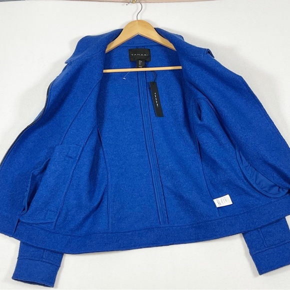 Tamari Blue moto jacket size small women’s - Picture 6 of 12